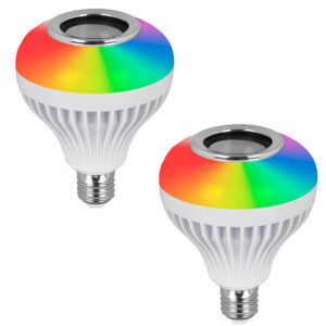 OFERTĂ 1+1 GRATIS: Bec Inteligent Cu Boxă Integrata și Multiple Efecte De Lumina + Telecomandă