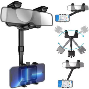 Suport Auto Pentru Telefon, Rotativ 360° Și Retractabil