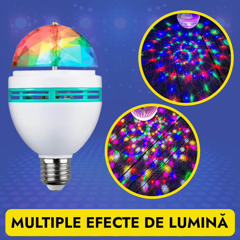 Ofertă 1+1 GRATUIT: Bec Rotativ Cu Multiple Efecte De Lumină, 3W - imagine 5