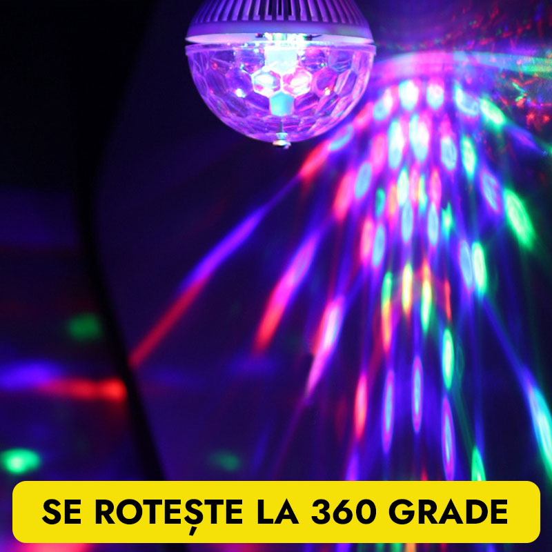 Ofertă 1+1 GRATUIT: Bec Rotativ Cu Multiple Efecte De Lumină, 3W - imagine 2